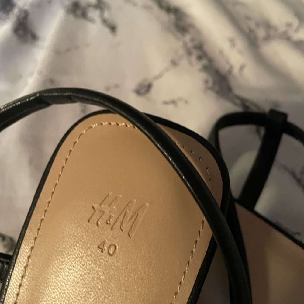 Womens black H&M Dress Sandals